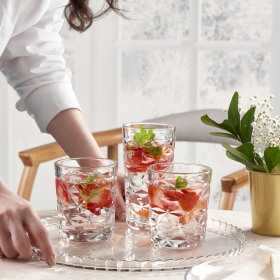 Set 4 pahare whisky Pasabahce Estrella 360 ml