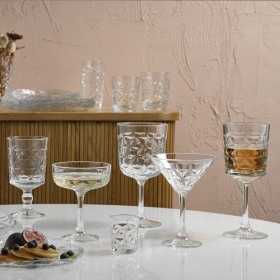 Set 4 pahare martini Pasabahce Estrella 220 ml