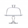 Platou servire cu picior si capac Pasabahce Patisserie 26.4 cm 