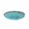 Farfurie adanca sticla Pura Sangre Murano Turquoise 25 cm 