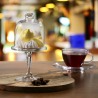 Platou servire cu picior si capac Mini Pasabahce Patisserie 10 cm 