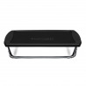 Vas rectangular din sticla termorezistenta cu capac plastic negru Pasabahce Borcam 1320 ml 