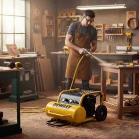 Compresor Dewalt , fara ulei, 1800 W, 17 l, 292 l/min, 13.8 bar - DPC17PS