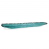 Platou dreptunghiular sticla Pura Sangre Murano Turquoise 123x40x10cm 
