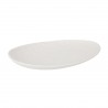 Platou oval portelan alb Viejo Valle Laurisilva 36x20x4 cm 