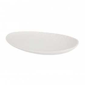 Platou oval portelan alb Viejo Valle Laurisilva 36x20x4 cm