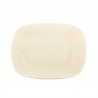 Platou rectangular portelan Gural Enternasyonel Ivory 14x10 cm 