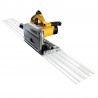 Circular Dewalt de Mana, cu Sina de Ghidaj, DWS520K, 1050W, 59 mm
