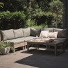 Set mobilier terasa, polipropilena, Keter, colectia Elements, pentru gradina sau foisor, cu masuta, 1 canapea, 2 scaune, 5 locuri, culoare bej, rezistent la UV