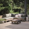 Set mobilier terasa, polipropilena, Keter, colectia Elements, pentru gradina sau foisor, cu masuta, 1 canapea, 2 scaune, 5 locuri, culoare bej, rezistent la UV