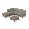 Set mobilier terasa, polipropilena, Keter, colectia Elements, pentru gradina sau foisor, cu masuta, 1 canapea, 2 scaune, 5 locuri, culoare bej, rezistent la UV