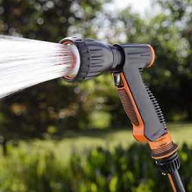 Pistol de dus cu aerator prindere din cauciuc anatomic si debit convenabil Balcony Claber - 95650000