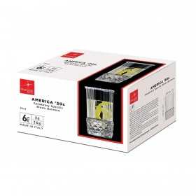Set 6 pahare shot Bormioli America '20s 80 ml