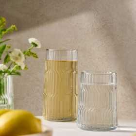 Set 3 pahare apa Pasabahce Dunes 335 ml
