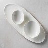 Platou oval portelan Fine2Dine Chic Contour 40.5x17 cm 