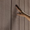 Casuta de gradina, Keter, maro, colectie Newton Plus, 11x7.5, podea, ventilatie, usa dubla, intrare laterala, structura metalica, 230x350x246 cm Usa dubla, Sistem de inchidere, Luminator, Ferestre, Ventilatie, Evotech, Newton