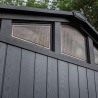 Casuta de gradina, Keter, Gri, colectie Stronghold, 8x6, material Evotech, usa dubla, podea, ventilatie, ranforsare metalica, 254x172.7x220 cm Usa dubla, Sistem de inchidere, Luminator, Ferestre, Ventilatie, Evotech, 160 kg, Stronghold