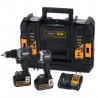 Kit 2 unelte cu motor fără perii DEWALT, McLaren F1 Team 18V XR ,-2 x 5Ah DCK200MP2T 