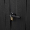 Casuta de gradina, Keter, Gri, 11x7, colectie Deco Pent Signature, usa dubla, ferestre, ventilatie, ranforsare metalica Usa dubla, Ferestre, Ventilatie, Polipropilena, 185 kg, Signature 