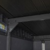 Casuta de gradina, Keter, Gri, 11x7, colectie Deco Pent Signature, usa dubla, ferestre, ventilatie, ranforsare metalica Usa dubla, Ferestre, Ventilatie, Polipropilena, 185 kg, Signature 