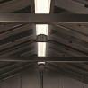 Casuta de gradina, Keter, maro nuc, 287x230x246 cm, colectie Apex 7.5x9/9x7.5, cu doua optiuni de asamblare, usa dubla, ferestre, ventilatie Usa dubla, Ferestre, Ventilatie, Polipropilena, 165 kg, Apex