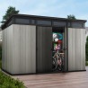 Casuta de gradina, Keter, Gri, 11x7, colectie Artisan, usa dubla, ferestre Usa dubla, Ferestre, Duotech, 195 Kg, Artisan