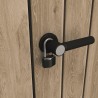 Dulap exterior gradina, din compozit DecoCoat, pentru unelte si accesorii, bej, 2 rafturi, Keter Signature, 140 x 736 x 1704 cm, cu podea, 2 usi, 1400 L, rezistent la intemperii 