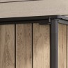 Dulap exterior gradina, din compozit DecoCoat, pentru unelte si accesorii, bej, 2 rafturi, Keter Signature, 140 x 736 x 1704 cm, cu podea, 2 usi, 1400 L, rezistent la intemperii 