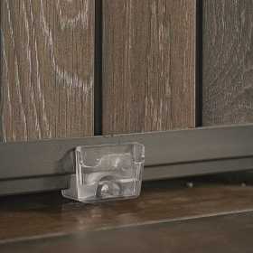 Ghiveci exterior, patrat, maro nuc, polipropilena, Keter Deco, imitatie lemn, cu dop de drenaj, pentru gradina, terasa sau balcon, rezistent UV, 45.5x45.5x55 cm