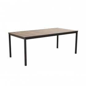 Masa de gradina, plastic, Keter, pentru 8 persoane, colectia Porto, culoare bej, cadru metalic,...