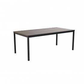 Masa de gradina, plastic, Keter, pentru 8 persoane, colectia Porto, culoare maro nuc, cadru...