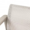 Set mobilier de terasa, aspect iuta, Keter Scandi, pentru gradina sau foisor, cu masuta depozitare, 1 canapea, 2 fotolii, 4 locuri, culoare bej, rezistent UV 