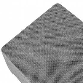 Set mobilier de terasa, aspect iuta, Keter Scandi, pentru gradina sau foisor, cu masuta depozitare, 1 canapea, 2 fotolii, 5 locuri, culoare grafit, rezistent UV