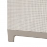 Set mobilier de terasa, aspect iuta, Keter Scandi, pentru gradina sau foisor, cu masuta depozitare, 1 canapea, 2 fotolii, 5 locuri, culoare bej, rezistent UV 