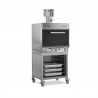 Cuptor si grill profesional pe carbuni Pujadas Functional 90 Black 