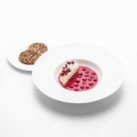 Farfurie gourmet portelan Fine2Dine Chic Gravure 26 cm
