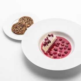 Farfurie gourmet portelan Fine2Dine Chic Gravure 26 cm