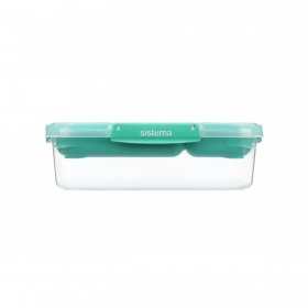 Cutie alimente din plastic compartimentata Sistema Stax To Go 2.2 L