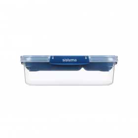 Cutie alimente din plastic compartimentata Sistema Stax To Go 2.2 L