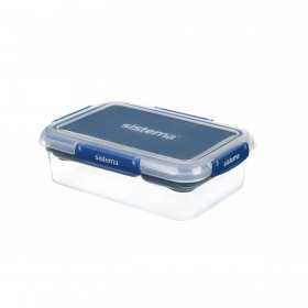 Cutie alimente din plastic compartimentata Sistema Stax To Go 2.2 L
