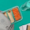 Cutie alimente din plastic compartimentata Sistema Stax To Go 2.2 L 