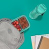 Cutie alimente din plastic compartimentata Sistema Stax To Go 1 L 