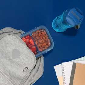 Cutie alimente din plastic compartimentata Sistema Stax To Go 1 L