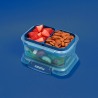 Cutie alimente din plastic compartimentata Sistema Stax To Go 1 L 