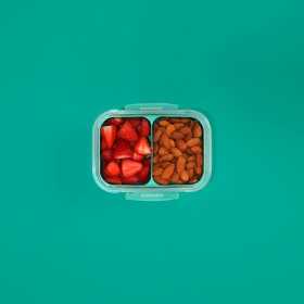 Cutie alimente din plastic compartimentata Sistema Stax To Go 1 L