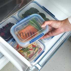 Cutie alimente din plastic compartimentata Sistema Stax To Go 1 L