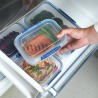 Cutie alimente din plastic compartimentata Sistema Stax To Go 1 L 