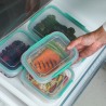 Cutie alimente din plastic compartimentata Sistema Stax To Go 1 L 