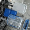 Cutie alimente din plastic compartimentata Sistema Stax To Go 1 L 