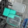 Cutie alimente din plastic compartimentata Sistema Stax To Go 1 L 